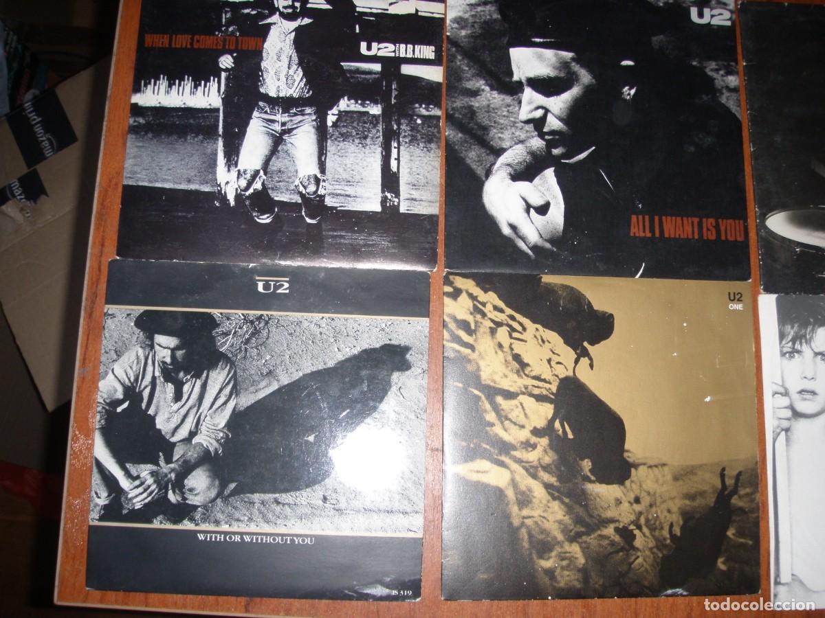 Discos de vinilo: LOTE DE 7 SINGLES DE U2 - Foto 2