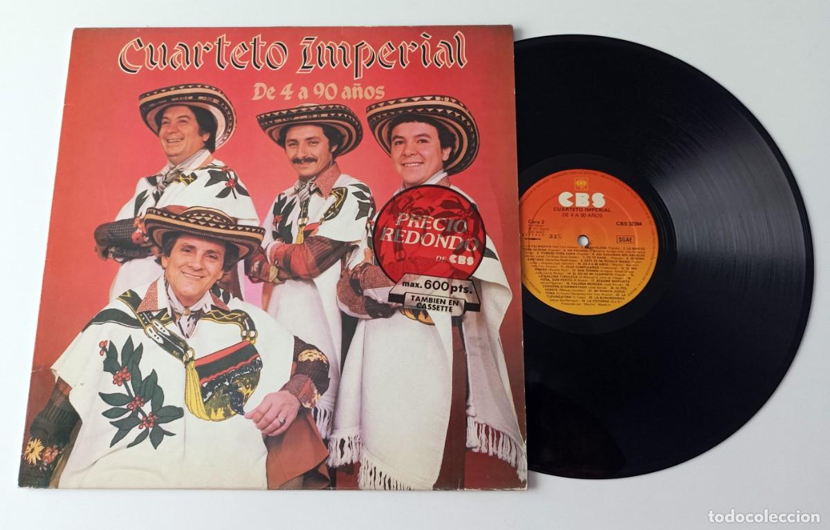 Discos de vinilo: LP CUARTETO IMPERIAL - DE 4 A 90 A&Ntilde;OS - Foto 1