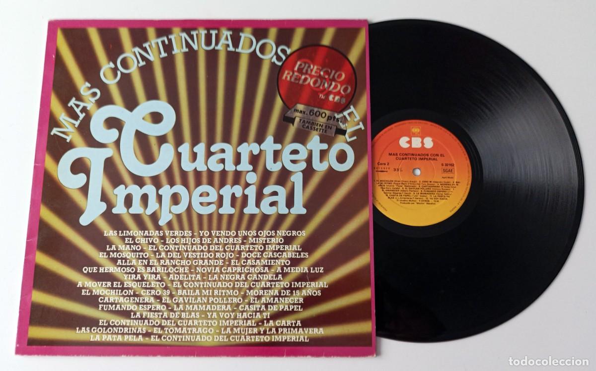 Discos de vinilo: LP MAS CONTINUADOS CON EL CUARTETO IMPERIAL - Foto 1