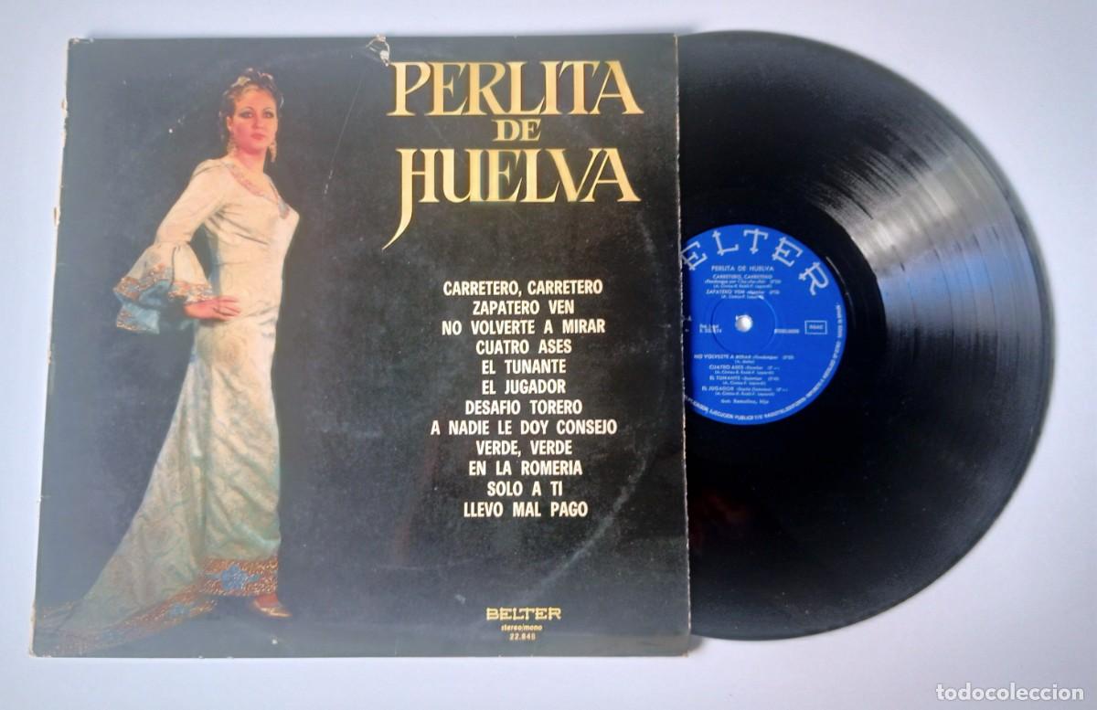 Discos de vinilo: LP PERLITA DE HUELVA - Foto 1