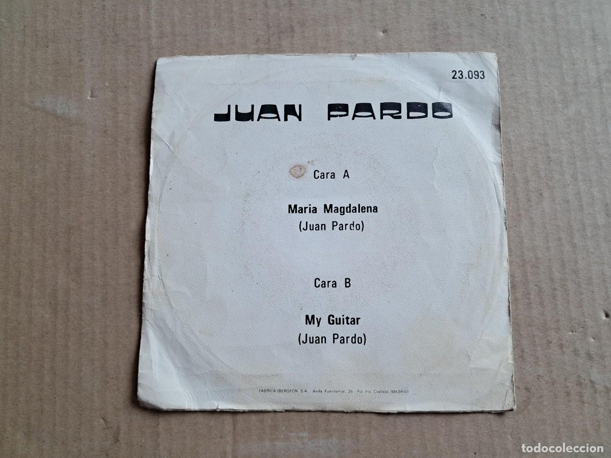 Discos de vinilo: JUAN PARDO - MY GUITAR SINGLE 1978 - Foto 3