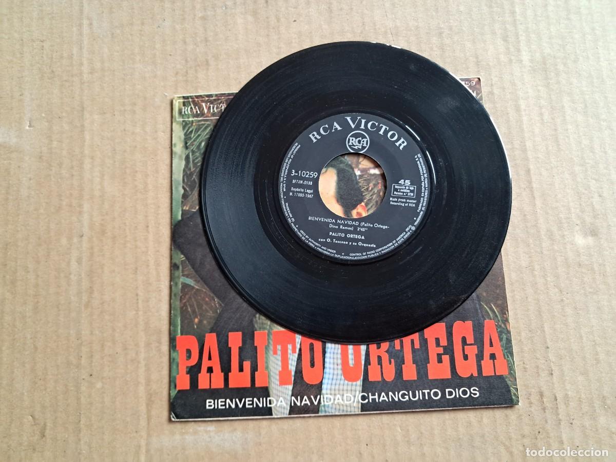 Discos de vinilo: PALITO ORTEGA - BIENVENIDA NAVIDAD SINGLE 1967 - Foto 2