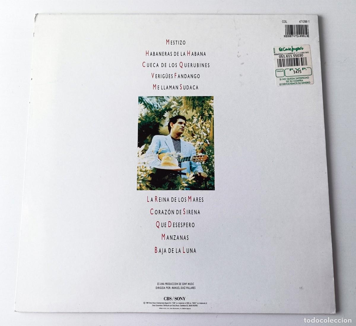 Discos de vinilo: LP CARLOS CANO - MESTIZO - Foto 2