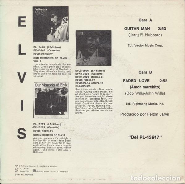 Discos de vinilo: Elvis Presley &ndash; Guitar Man - Foto 2