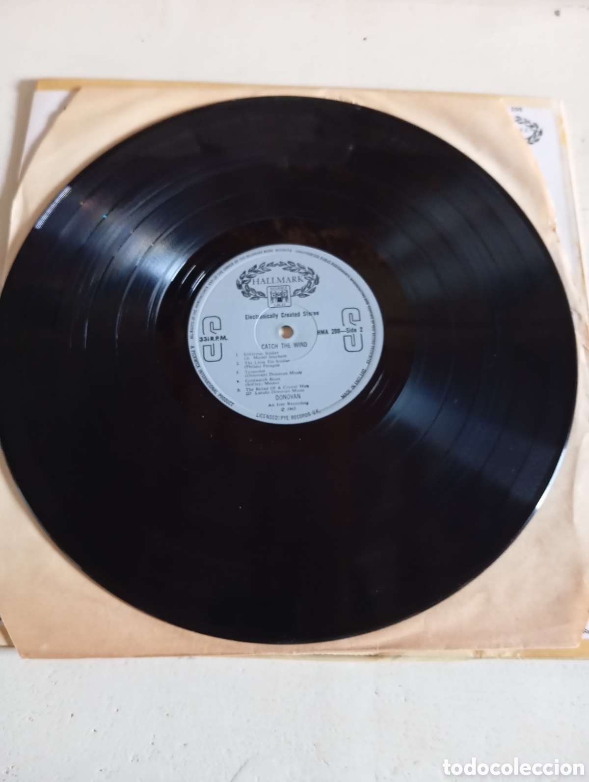 Discos de vinilo: DONOVAN - CATCH THE WIND - HALLMARK RECORDS - 1965 - Foto 10