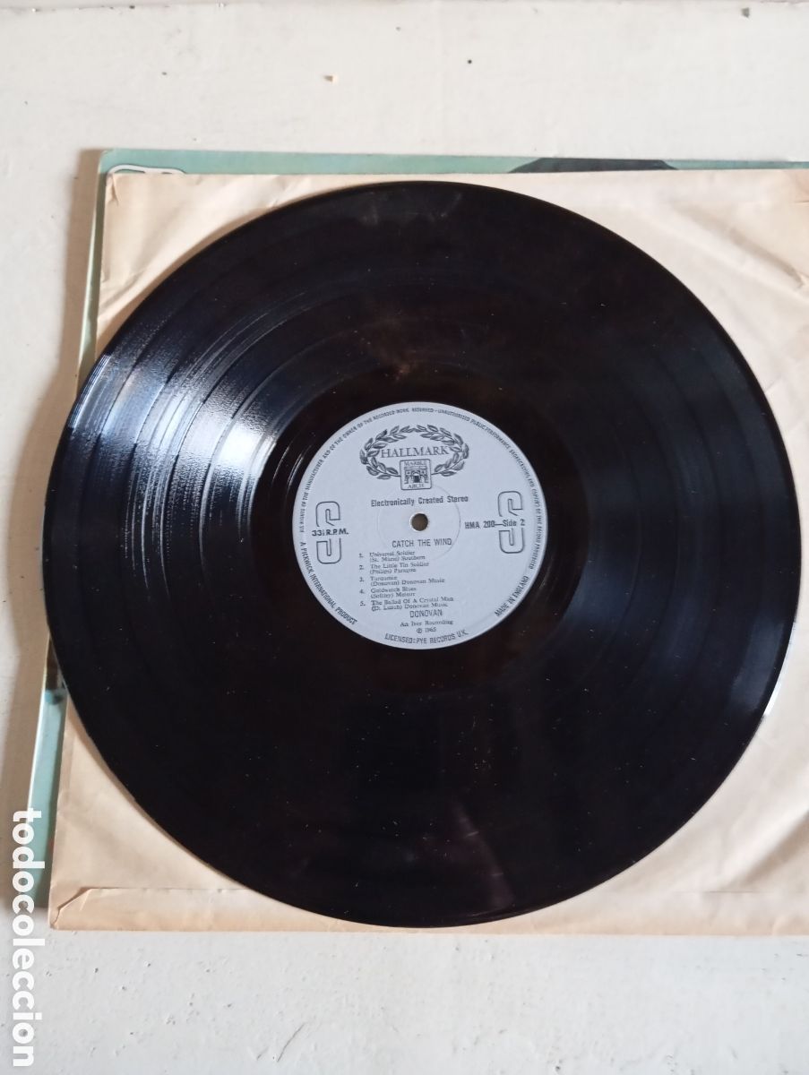 Discos de vinilo: DONOVAN - CATCH THE WIND - HALLMARK RECORDS - 1965 - Foto 10