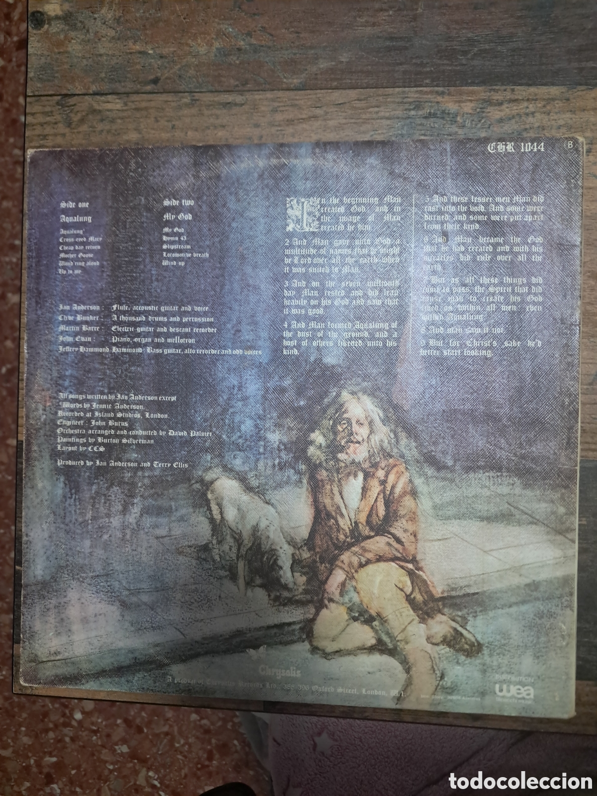 Discos de vinilo: Jehtro Tull. Aqualung. London 1973 - Foto 2