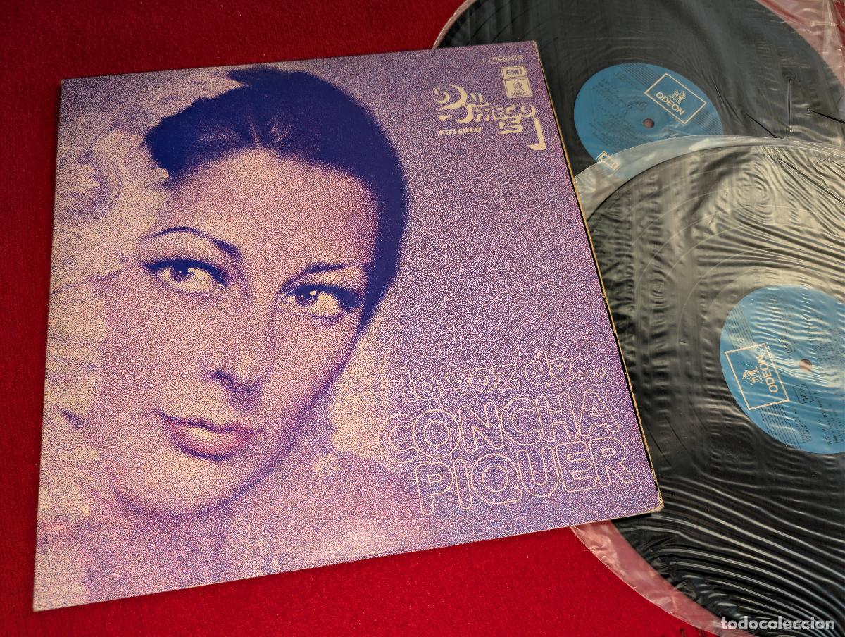 Discos de vinilo: CONCHA PIQUER La voz de...2LP 1976 EMI Odeon GATEFOLD - Foto 1