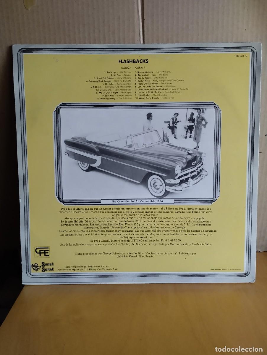 Discos de vinilo: FLASHBACKS VOL.2 ----- L.WILLIAMS,L.RICHARD,CAPRIS,CRESCENDOS,EARLS ..... - Foto 2