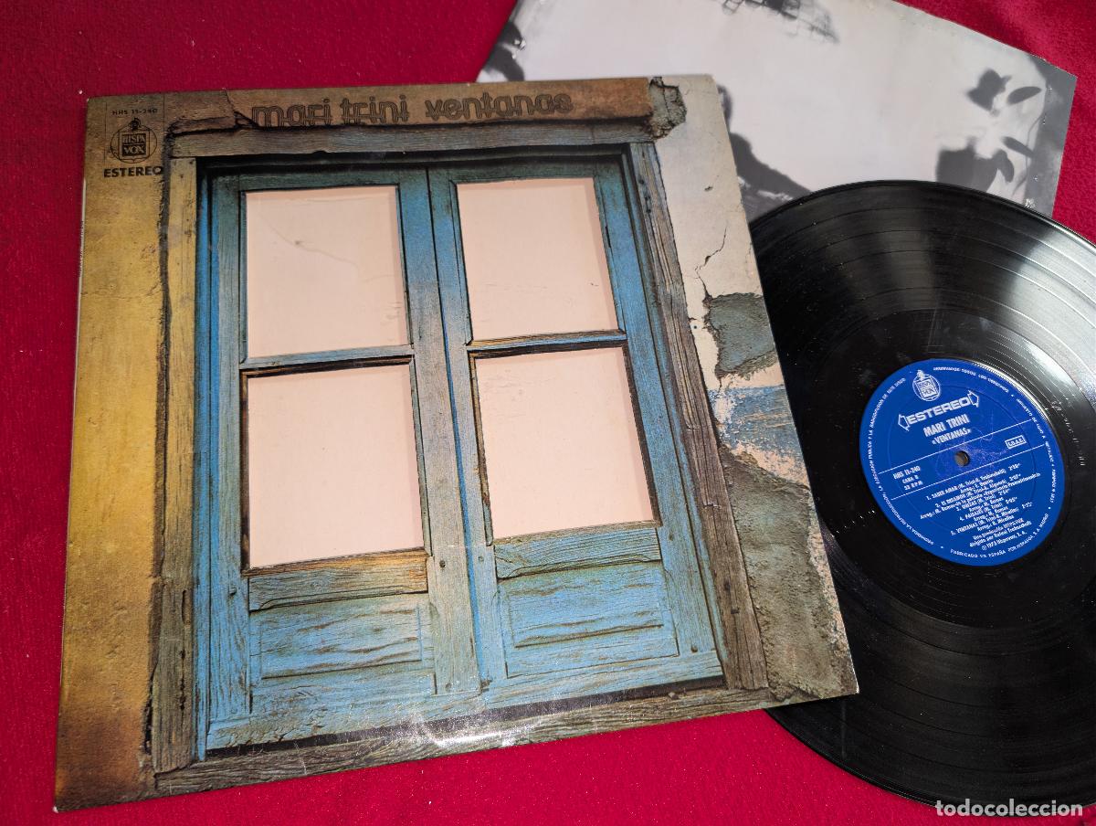Discos de vinilo: MARI TRINI Ventanas LP 1973 Hispavox - Foto 1