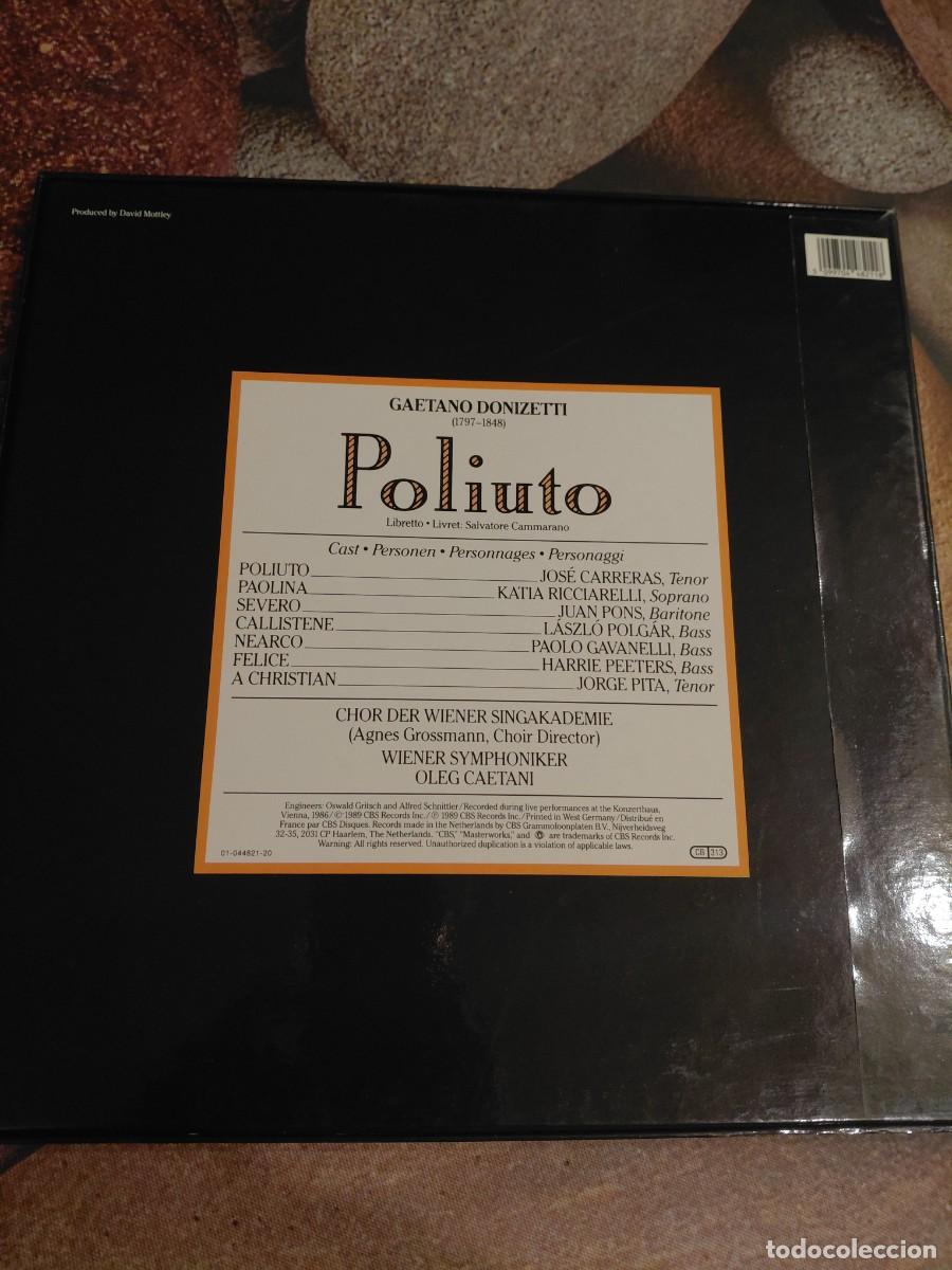 Discos de vinilo: Opera vinilo Poliuto de Donizettitti - Foto 3
