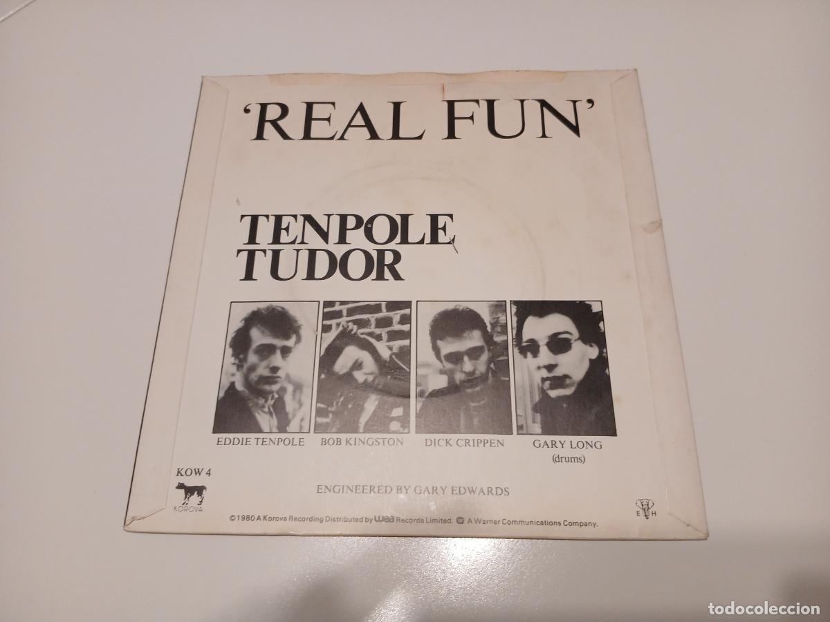 Discos de vinilo: Tenpole Tudor &ndash; Real Fun- (1980) single 7&rdquo; - Foto 4