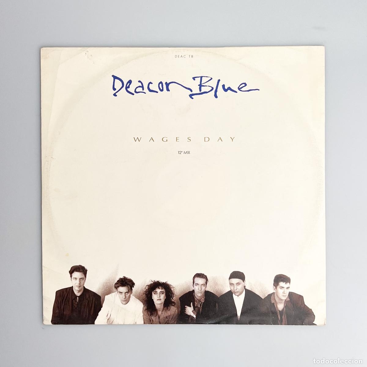 Discos de vinilo: MAXI LP. Deacon Blue. Wages Day (G+/VG) - Foto 1