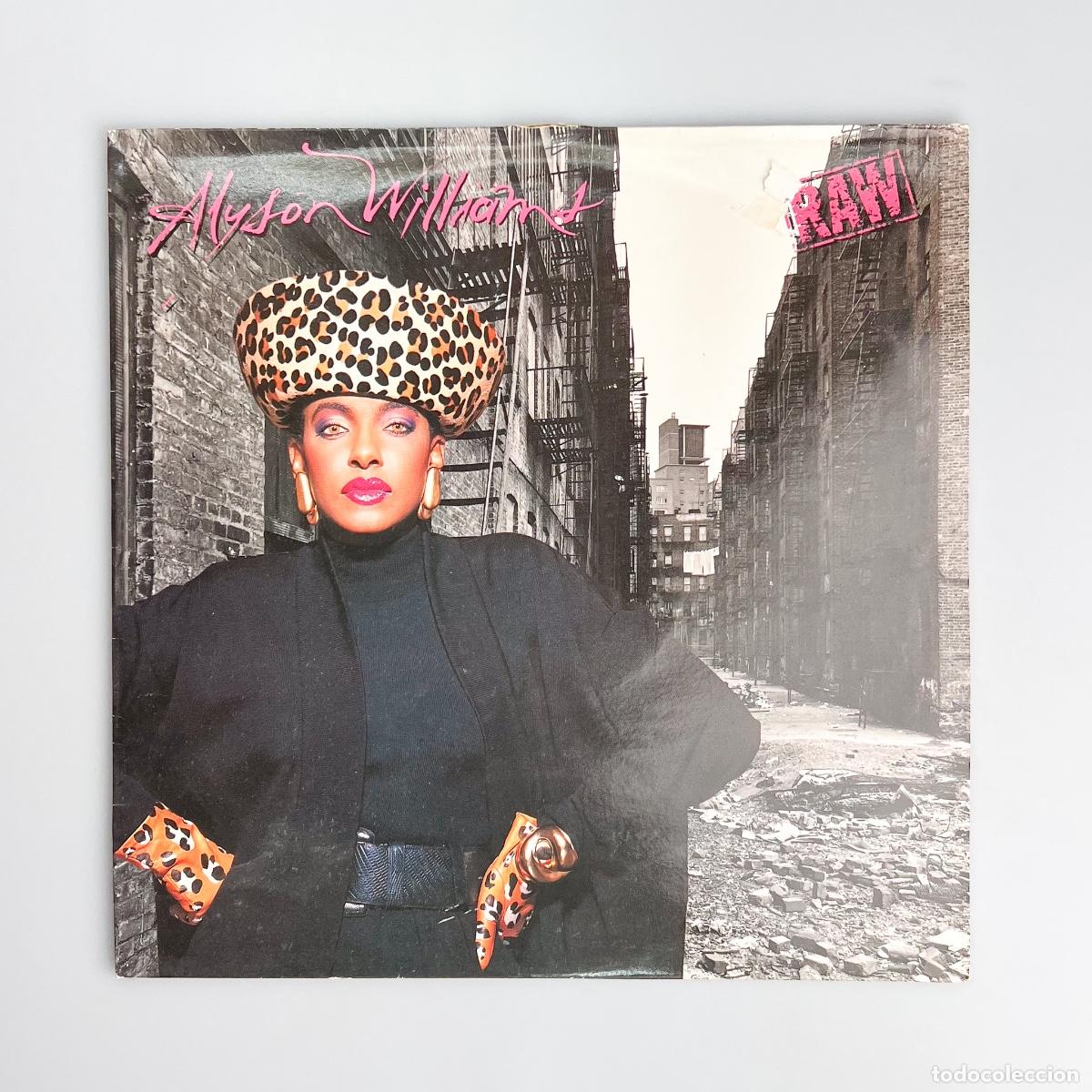 Discos de vinilo: LP. Alyson Williams. Raw (VG/VG) - Foto 1