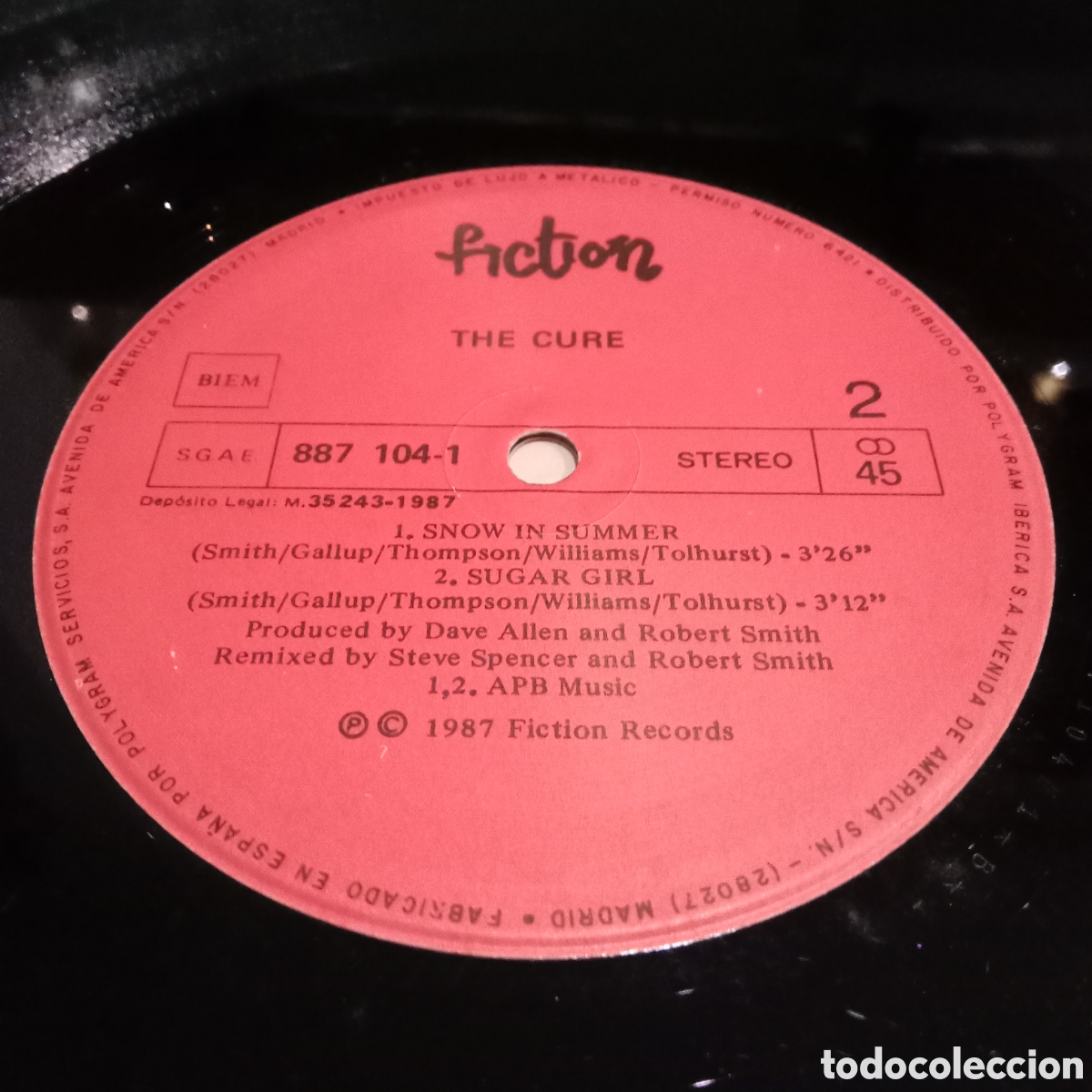 Discos de vinilo: THE CURE - JUST LIKE HEAVEN - SINGLE 12&rdquo; - Foto 7