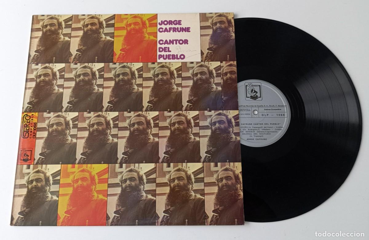 Discos de vinilo: LP JORGE CAFRUNE - CANTOR DEL PUEBLO - Foto 1
