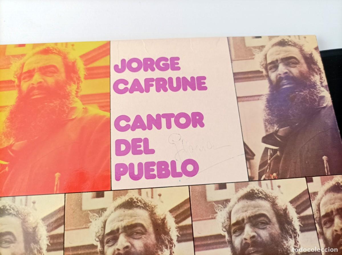 Discos de vinilo: LP JORGE CAFRUNE - CANTOR DEL PUEBLO - Foto 3