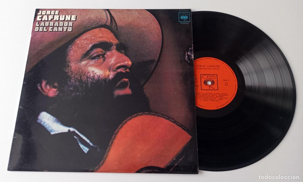 Discos de vinilo: LP JORGE CAFRUNE - LABRADOR DEL CANTO - Foto 1