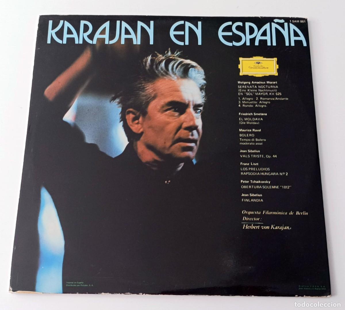 Discos de vinilo: DOBLE LP KARAJAN EN ESPA&Ntilde;A - Foto 3