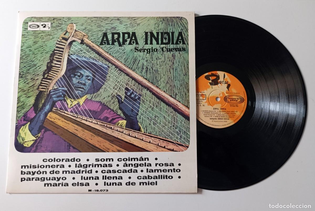 Discos de vinilo: LP SERGIO CUEVAS - ARPA INDIA - Foto 1
