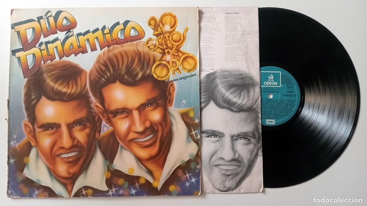 Discos de vinilo: LP D&Uacute;O DIN&Aacute;MICO - 20 &Eacute;XITOS DE ORO - Foto 1