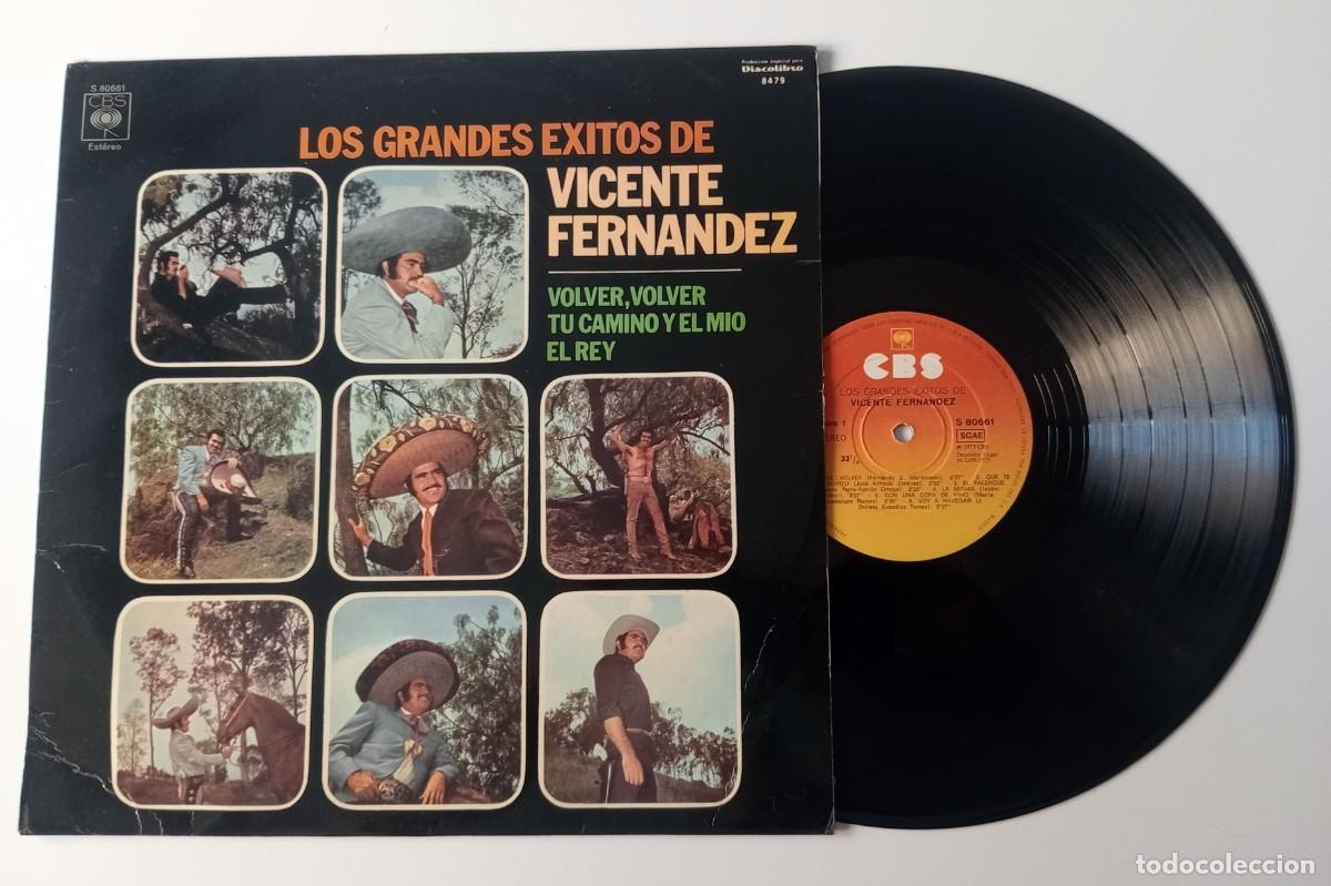 Discos de vinilo: LP LOS GRANDES &Eacute;XITOS DE VICENTE FERN&Aacute;NDEZ - Foto 1