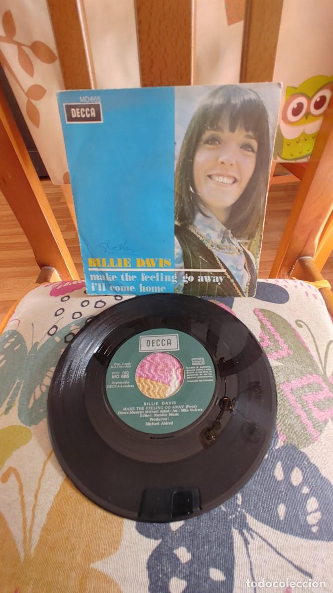Discos de vinilo: BILLIE DAVIS-SINGLE MAKE THE FEELING GO AWAY - Foto 1