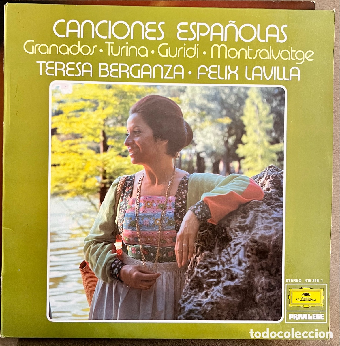 Discos de vinilo: Teresa Berganza, Canciones Espa&ntilde;olas - Foto 1
