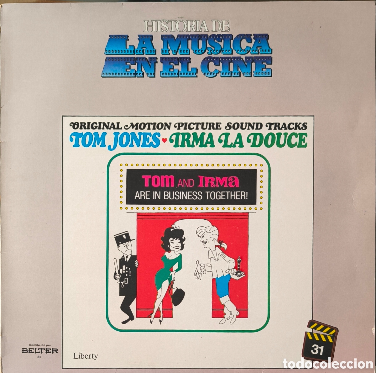 Discos de vinilo: VINILO,LP. TOM JONES E IRMA LA DULCE. JOHN ADDISON Y ANDRE PREVIN - Foto 1