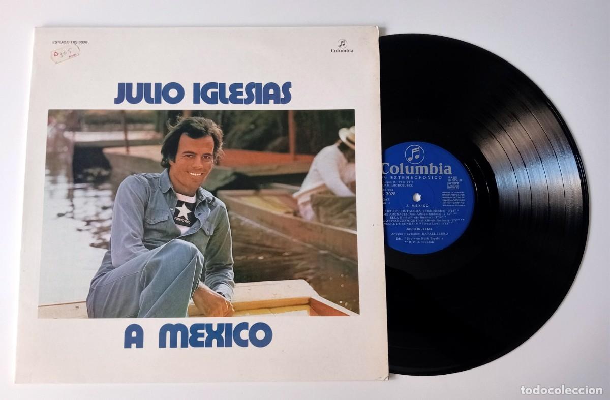 Discos de vinilo: LP JULIO IGLESIAS - A MEXICO - Foto 1