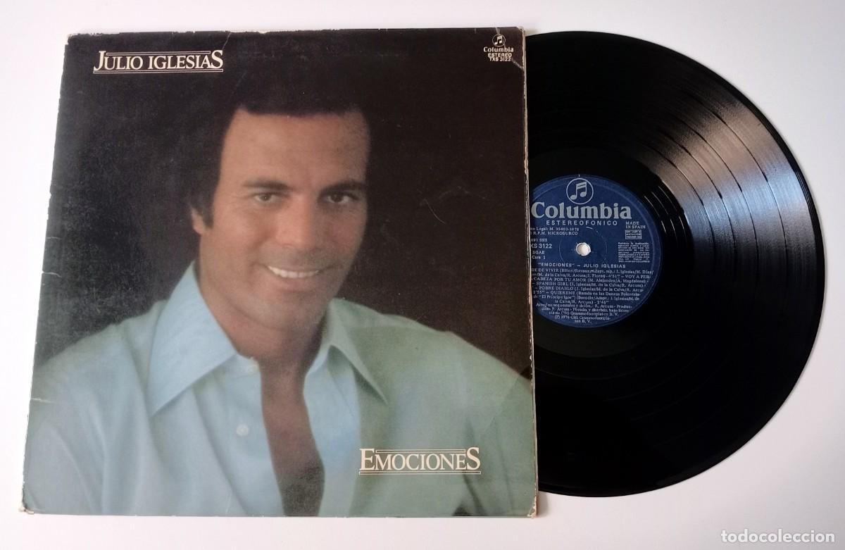 Discos de vinilo: LP JULIO IGLESIAS - EMOCIONES - Foto 1