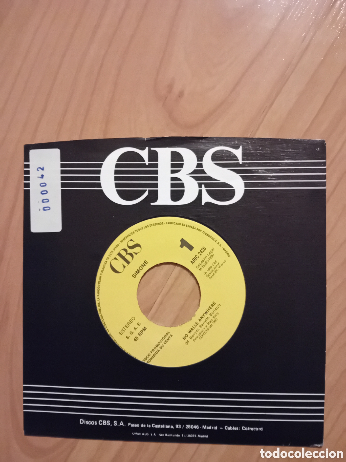 Discos de vinilo: SIMONE. NO WALLS ANYWHERE - Foto 1