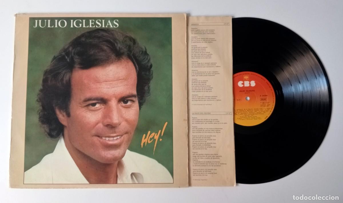 Discos de vinilo: LP JULIO IGLESIAS - HEY - Foto 1