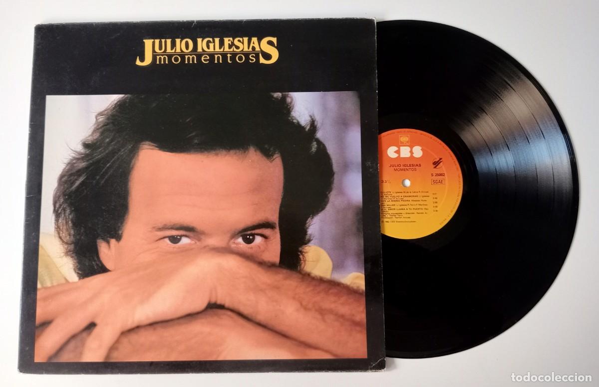 Discos de vinilo: LP JULIO IGLESIAS - MOMENTOS - Foto 1