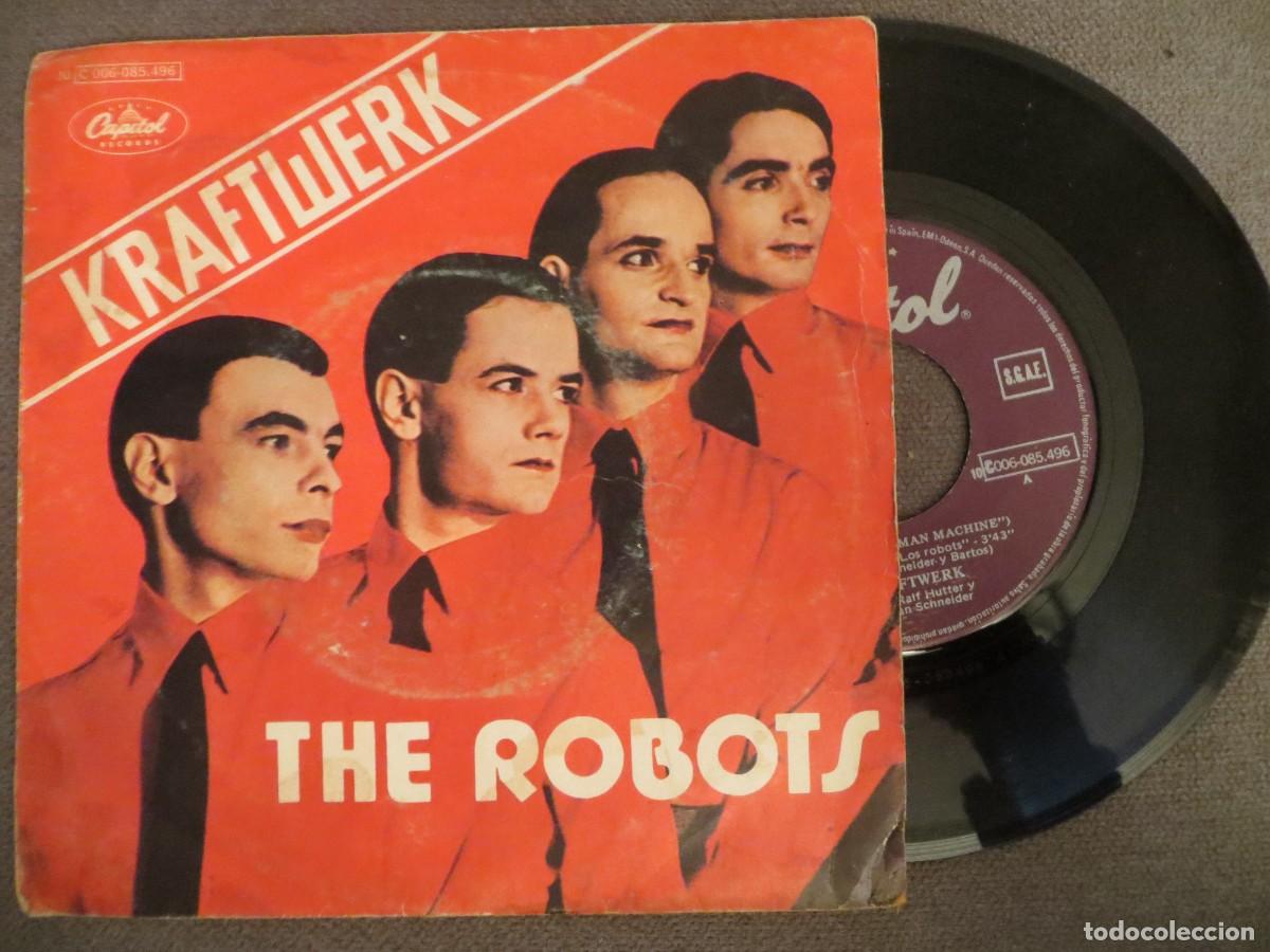 Discos de vinilo: Kraftwerk - The Robots (7&rdquo;, Single) SPAIN 1978 - Foto 1