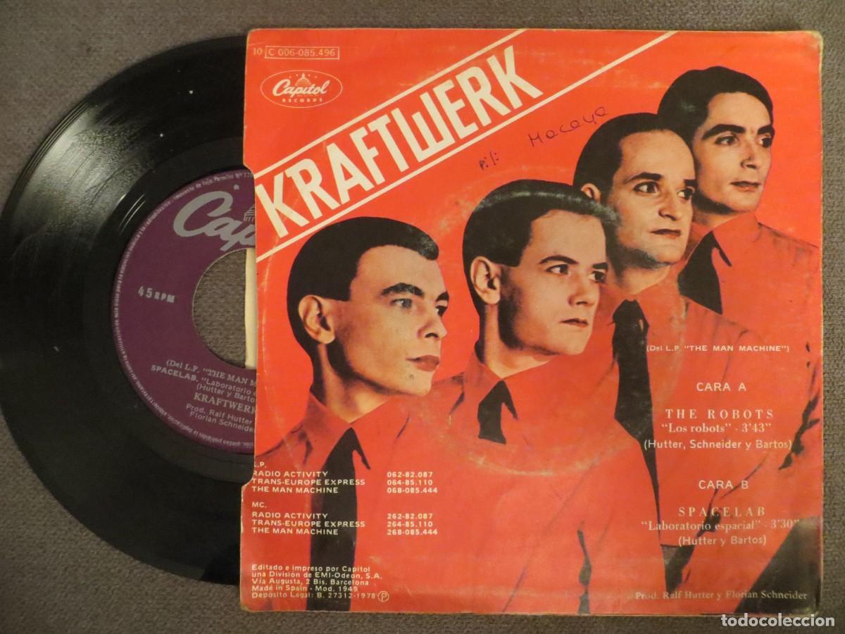 Discos de vinilo: Kraftwerk - The Robots (7&rdquo;, Single) SPAIN 1978 - Foto 2