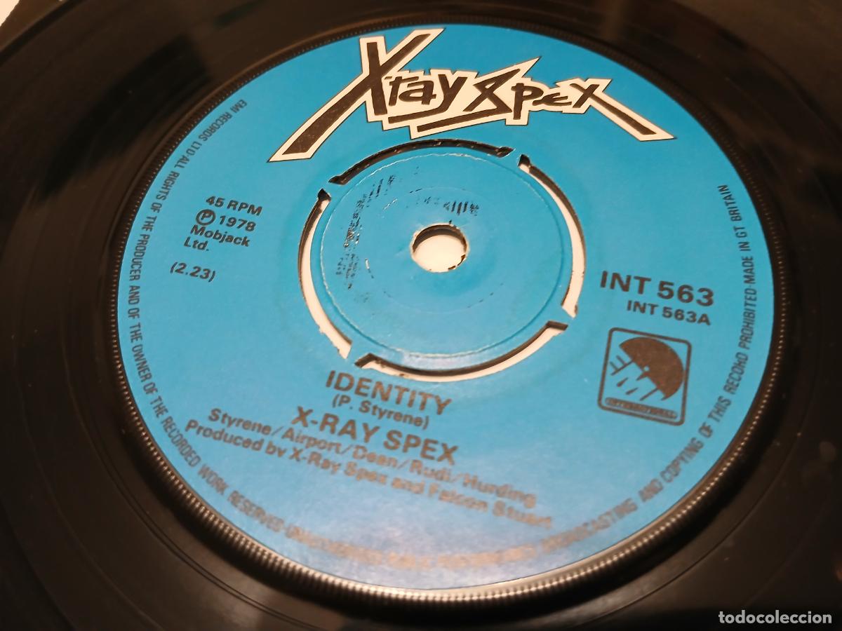 Discos de vinilo: X-Ray Spex &lrm;&ndash; Identity- (1978) single 7&rdquo; - Foto 2