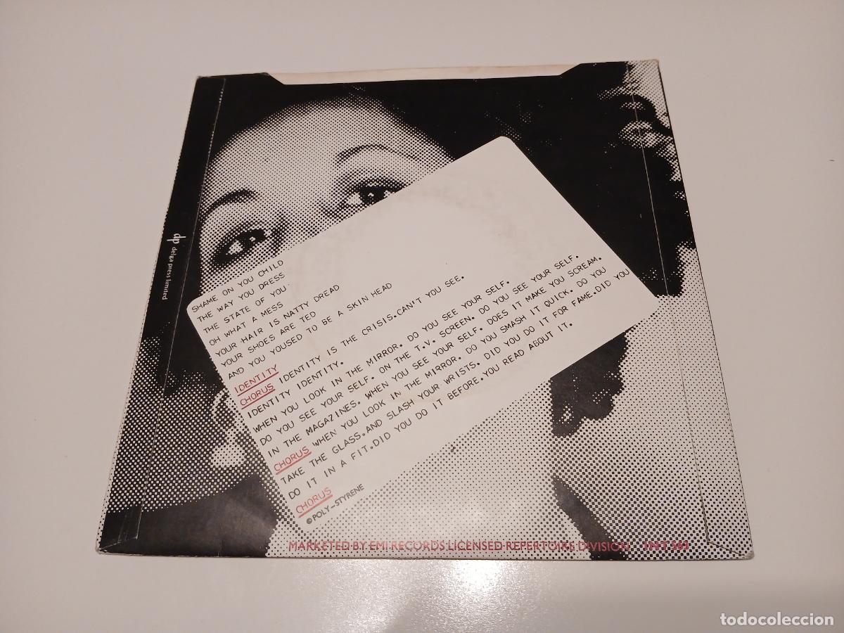 Discos de vinilo: X-Ray Spex &lrm;&ndash; Identity- (1978) single 7&rdquo; - Foto 5