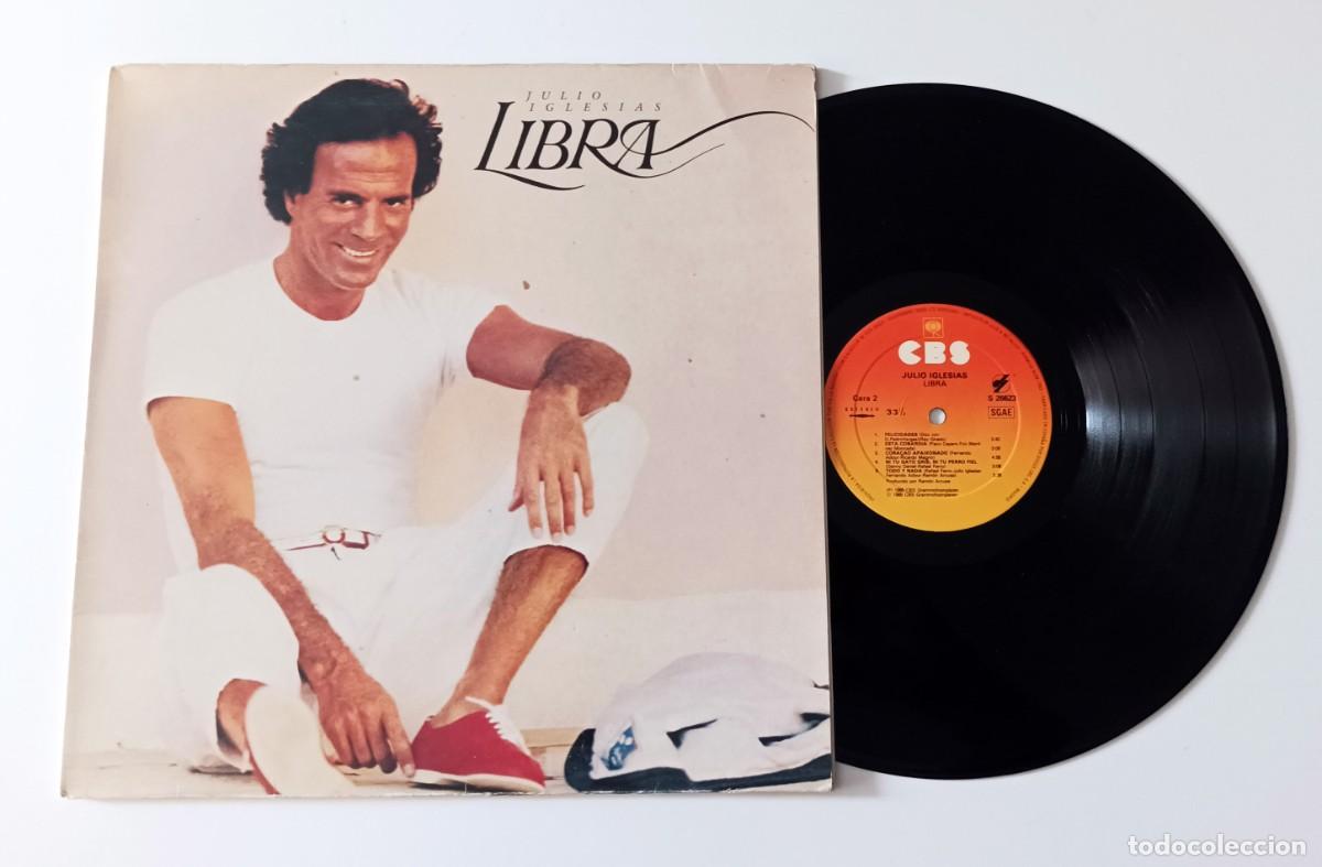 Discos de vinilo: LP JULIO IGLESIAS - LIBRA - Foto 3