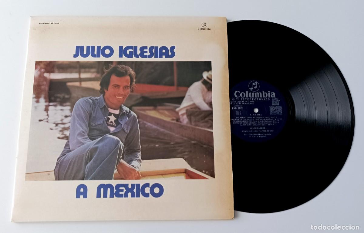 Discos de vinilo: LP JULIO IGLESIAS - A MEXICO - Foto 1