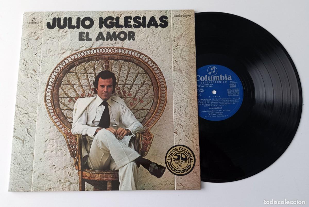 Discos de vinilo: LP JULIO IGLESIAS - EL AMOR - Foto 1