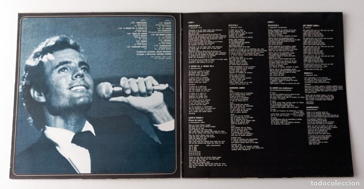 Discos de vinilo: LP JULIO IGLESIAS - EL AMOR - Foto 3