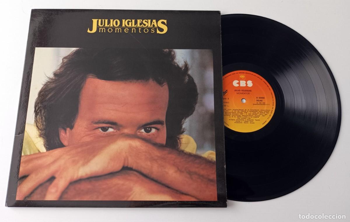 Discos de vinilo: LP JULIO IGLESIAS - MOMENTOS - Foto 1