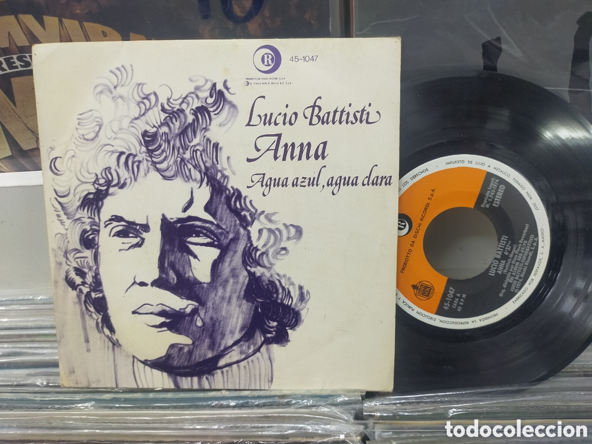 Dischi in vinile: Lucio battisti single Anna Espa&ntilde;a 1974
