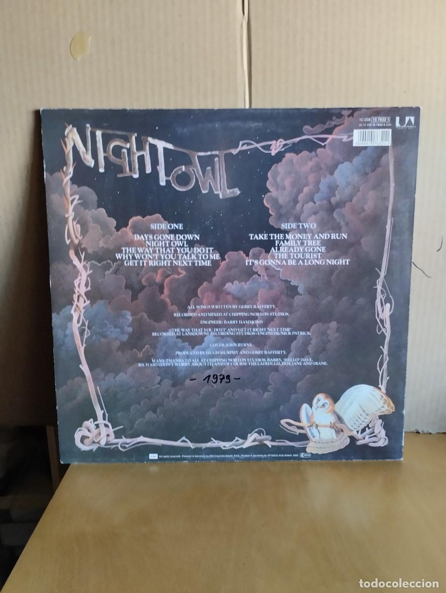 Discos de vinilo: GERRY RAFFERTY ----- NIGHT OWL - Foto 2