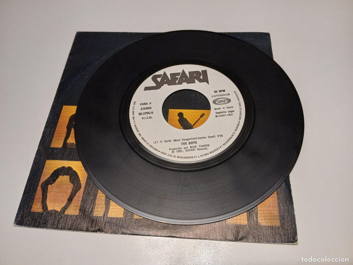 Discos de vinilo: The Boys &ndash; Let It Rain- (1981) single 7&rdquo; - Foto 4