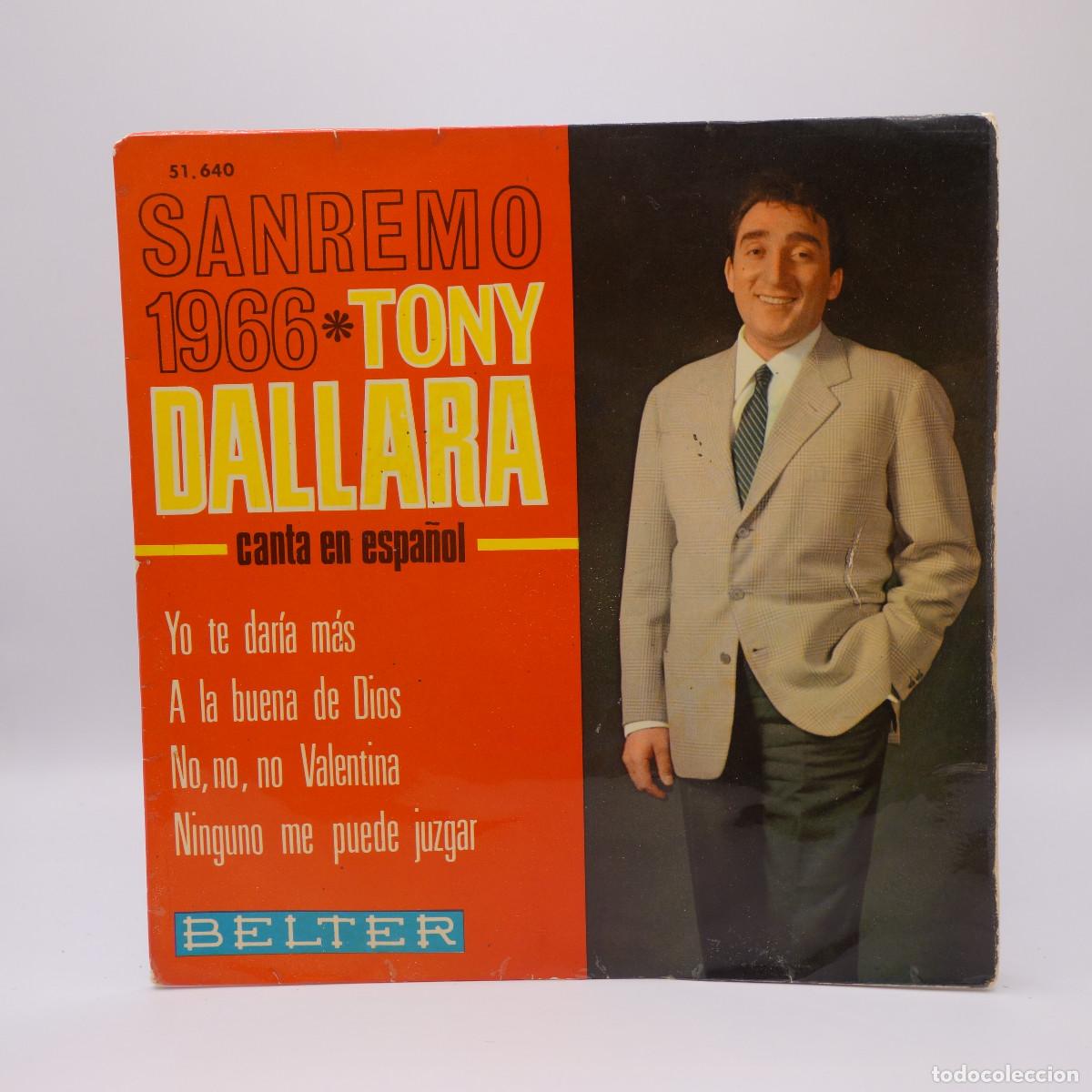 Discos de vinilo: TONY DALLARA - YO TE DARIA MAS - Foto 1