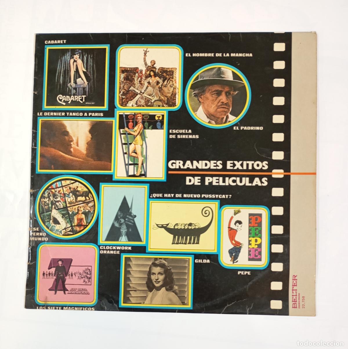 Discos de vinilo: GRANDES &Eacute;XITOS DE PEL&Iacute;CULAS. LP. TDKDA61 - Foto 1