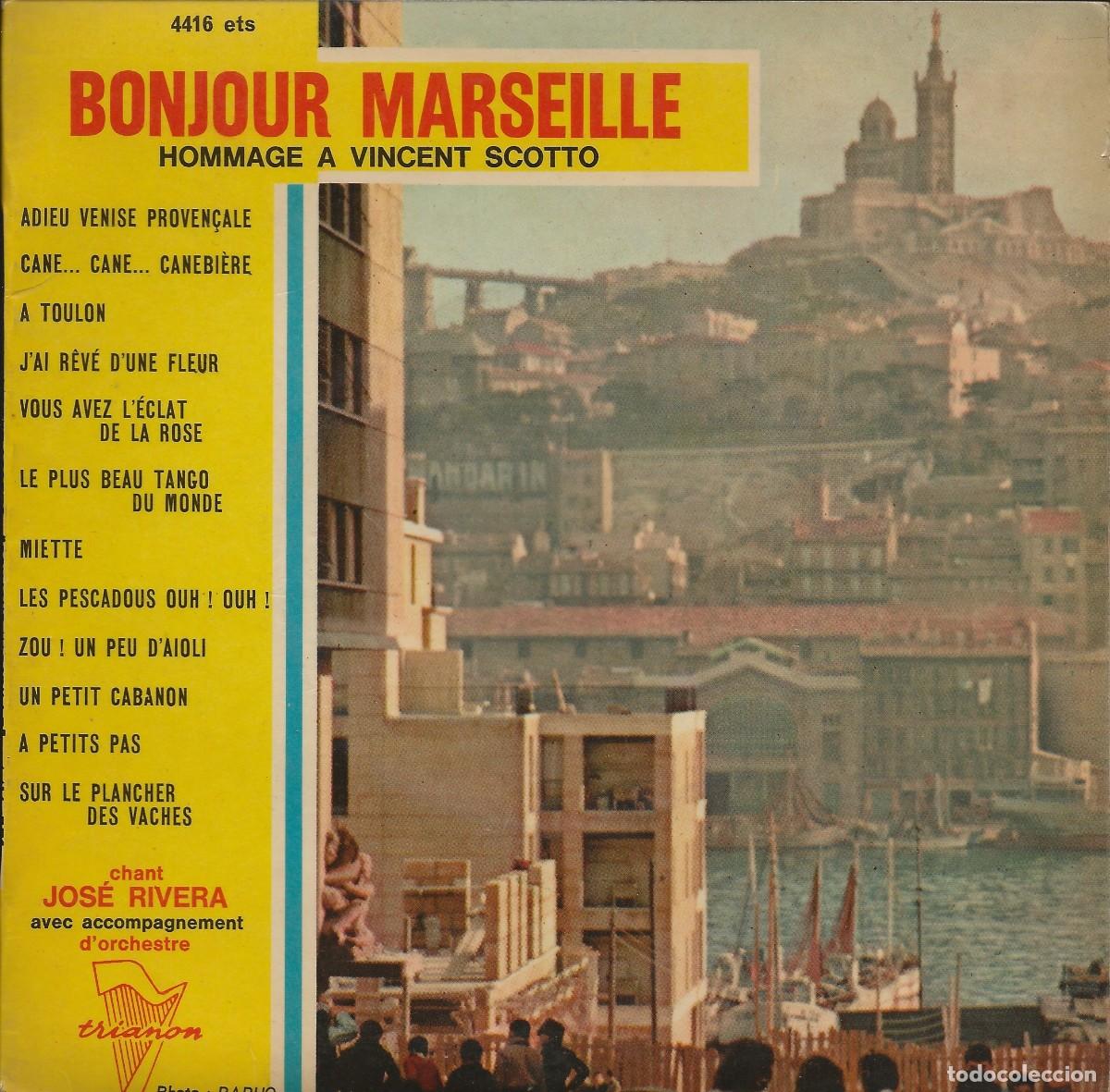 Dischi in vinile: BONJOUR MARSEILLE - VINYLE 45 TOURS
