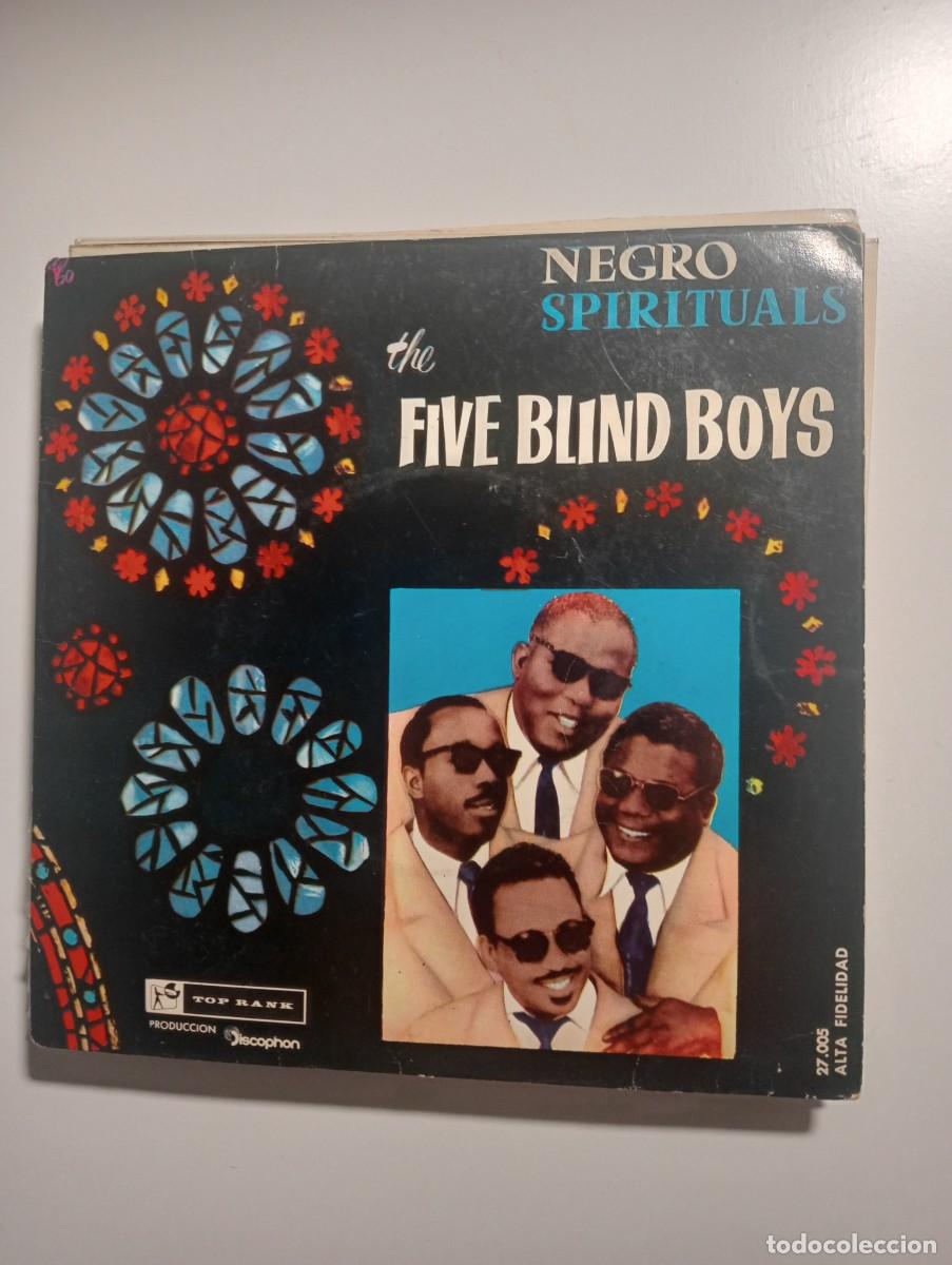 Discos de vinilo: Five Blind Boys - I Never Heard A Man (7&rdquo;, EP) 1960 - Foto 1